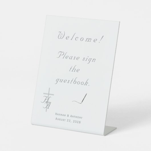 The Refined Catholic Wedding 台座サイン (正面)