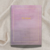 The Refrain | Personalized Mauve Poem Notebook ノートブック