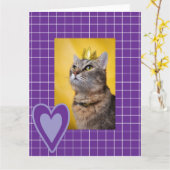 The Regal Cat カード (黄色い花)