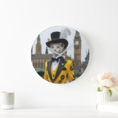 The Regal Sphynx in his dashing suit at Parliament ラージ壁時計 (ホーム)
