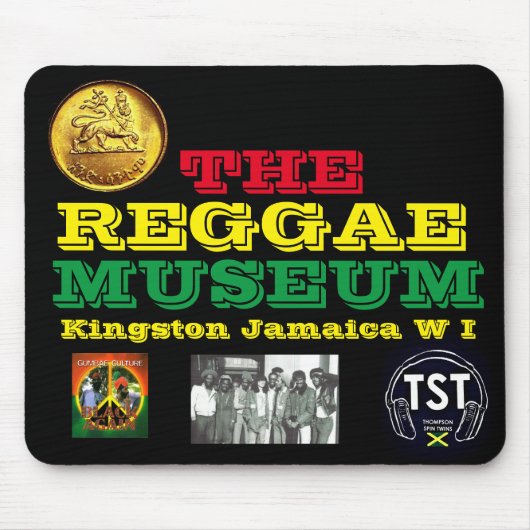 THE REGGAE MUSEUM マウスパッド (正面)