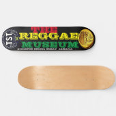 THE REGGAE MUSEUM 8 1/2" スケートボードデッキ (横)