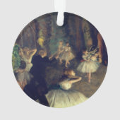 The Rehearsal of the Ballet Onstage, by Degas: オーナメント (裏面)