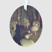 The Rehearsal of the Ballet Onstage, by Degas: オーナメント (正面)
