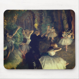 The Rehearsal of the Ballet Onstage, by Degas: マウスパッド