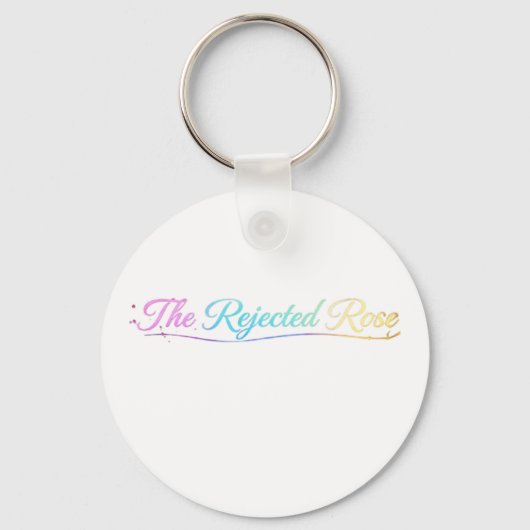 The Rejected Rose: Official Rainbow Logo Keychain キーホルダー (正面)