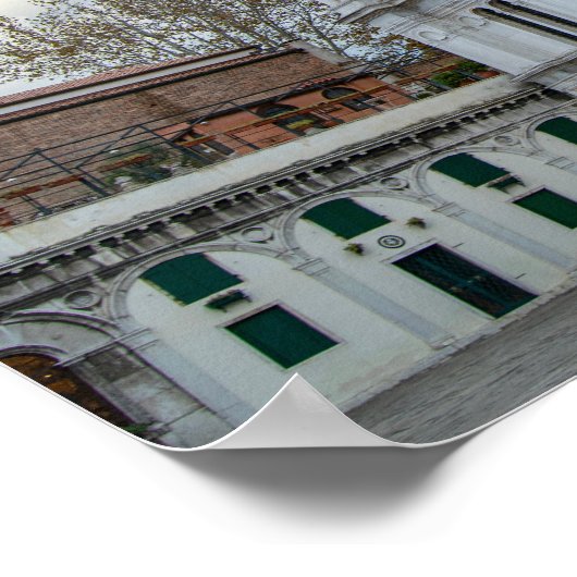 The Renaissance Facade of San Zaccaria Church ポスター (角)