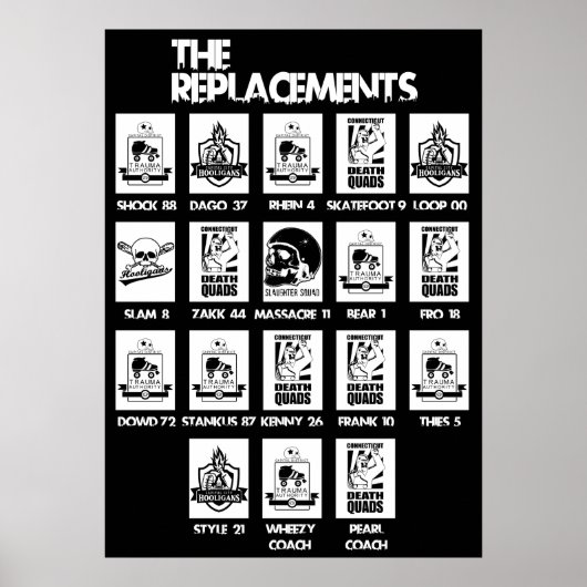 「The Replacements」 MVC IIIラインナップ・ポスター ポスター (正面)