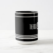 The Reset 2026 Minimal Black & White Mug ツートーンマグカップ (中央)