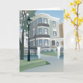 The Residential Group:トリプルデッカーカード カード (黄色い花)