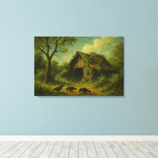 The Restoration: Summer Bloom on the Frontier キャンバスプリント (インサイチュ (ウッドフロア))