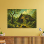 The Restoration: Summer Bloom on the Frontier キャンバスプリント (インサイチュ (リビング))