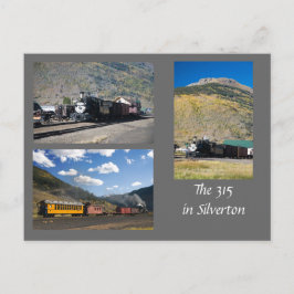 The Restored D&RG 315 in Silverton ポストカード