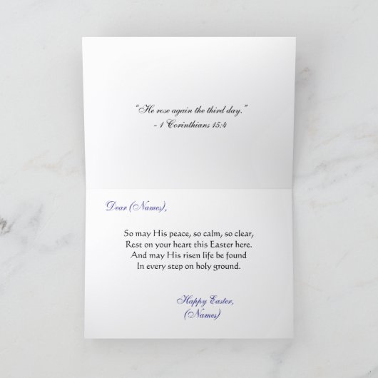 The Resurrection カード (内部)