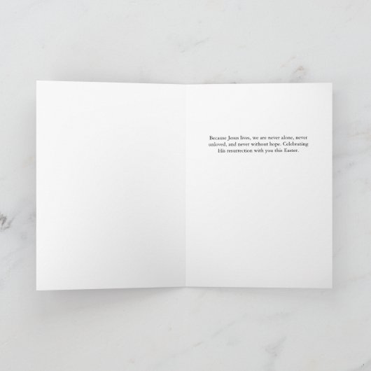 The Resurrection Easter Card カード (内部)