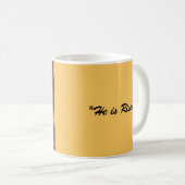 The Resurrection Light: Jesus Christ Rises コーヒーマグカップ (正面右)