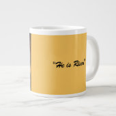 The Resurrection Light: Jesus Christ Rises ジャンボコーヒーマグカップ (正面右)