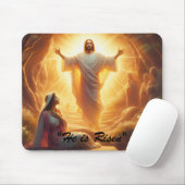 The Resurrection Light: Jesus Christ Rises マウスパッド (マウス)