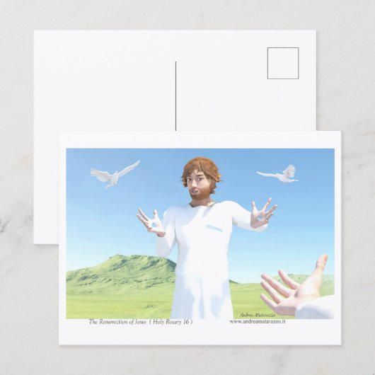 The Resurrection of Jesus ポストカード (正面/裏面)