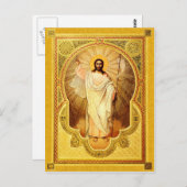 The Resurrection of Our Lord – Icon card ポストカード (正面/裏面)