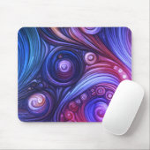 The Retro Purple Paisley Laptop, Desktop Computer マウスパッド (マウス)