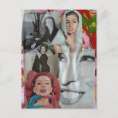 The Retro Women Collage ポストカード (正面)