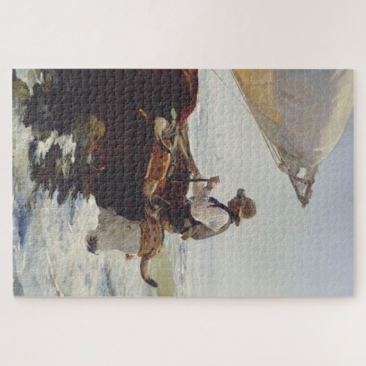 The Return from Fishing ジグソーパズル (横)