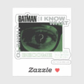 The Riddler "I Know What I Have To Become" シール (シート)