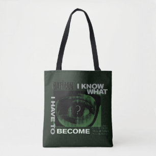 The Riddler "I Know What I Have To Become" トートバッグ
