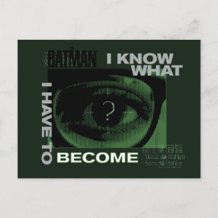 The Riddler "I Know What I Have To Become" ポストカード