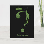 The Riddler "To The Batman" Question Mark カード (正面)