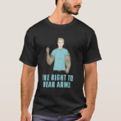 The Right To Bear Arms Funny 2nd Amendment Pun Tシャツ (正面)