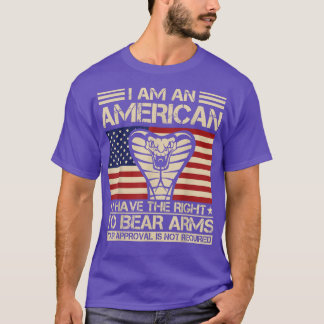 The Right To Bear Arms I Am An American 2nd Amendm Tシャツ