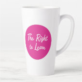 The Right to Learn Large Mug カフェラテマグ (右)