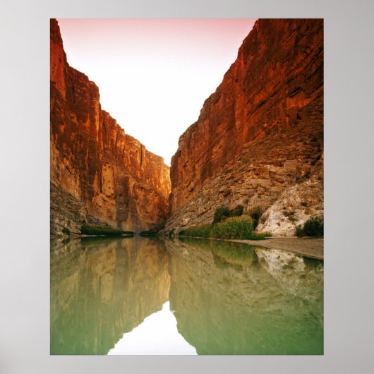 The Rio Grande, Big Bend NP,テキサス州 ポスター (正面)