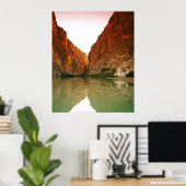 The Rio Grande, Big Bend NP,テキサス州 ポスター (ホームオフィス)
