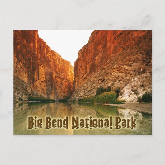 The Rio Grande, Big Bend NP,テキサス州 ポストカード (正面)