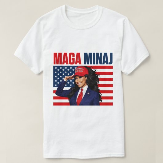 The Rise Of  Maga Minaj And Trump Tシャツ (デザイン正面)