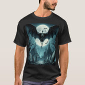 The Rise of the Winged Skeleton Under the Full Moo Tシャツ (正面)