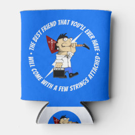 The Road Cartoonのギタ最高のー・プレイヤー・フレンド 缶クーラー