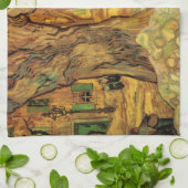 The Road Menders by Vincent vanゴッホ キッチンタオル (折り畳み)