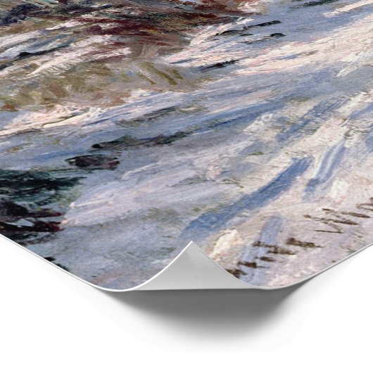 The Road to Giverny, Winter, 1885 ポスター (角)