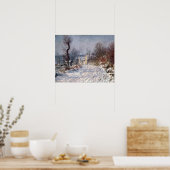 The Road to Giverny, Winter, 1885 ポスター (キッチン)