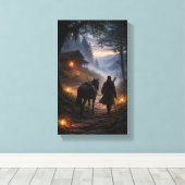 The Road to the Quiet Light キャンバスプリント (インサイチュ (ウッドフロア))