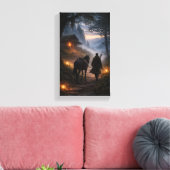 The Road to the Quiet Light キャンバスプリント (インサイチュ (リビング))