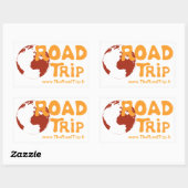 The Road Trip Sticker 長方形シール (シート)