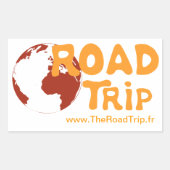 The Road Trip Sticker 長方形シール (正面)