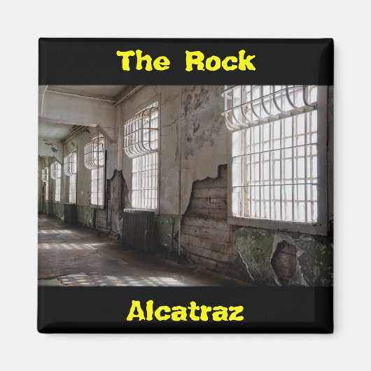 The Rock, Alcatraz Prison Today，サンフランシスコ，カリフォルニア州 マグネット (正面)