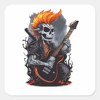 The Rock Stickers & Labels スクエアシール