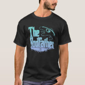 The Rodfather Funny Fishing Parody Tシャツ (正面)